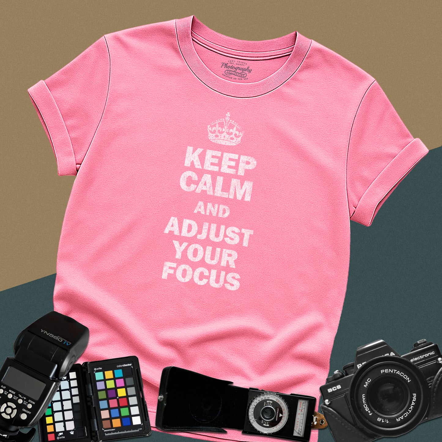 0010. Keep Calm And Adjust Your Focus Unisex T-Shirt
