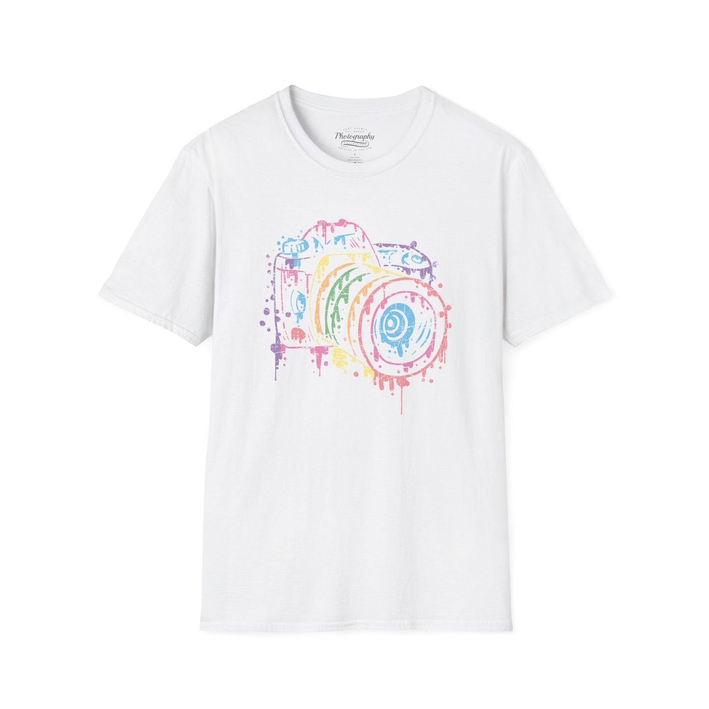 0096. Watercolor Painted Photo Camera Unisex T-Shirt