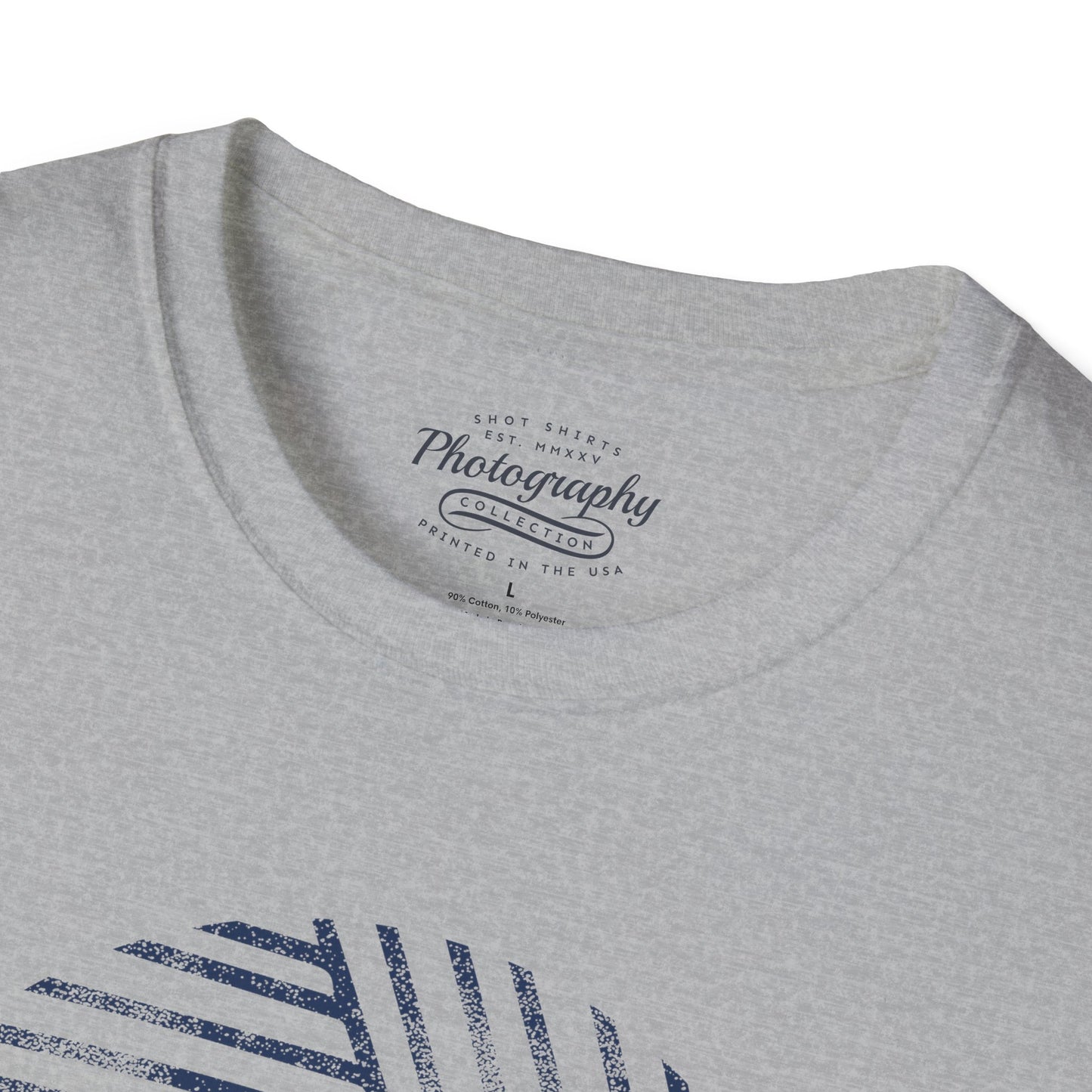 0023. Stylized Aperture Unisex T-Shirt