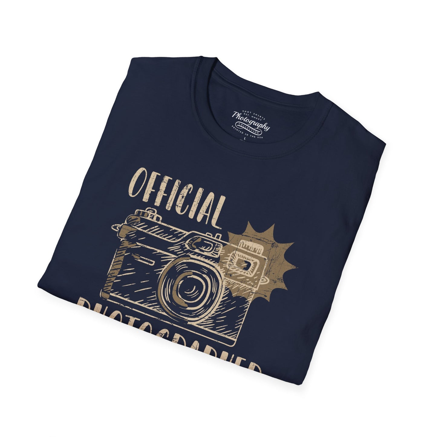 0090. Official Photographer May Snap At Any Time Photo Camera Unisex T-Shirt