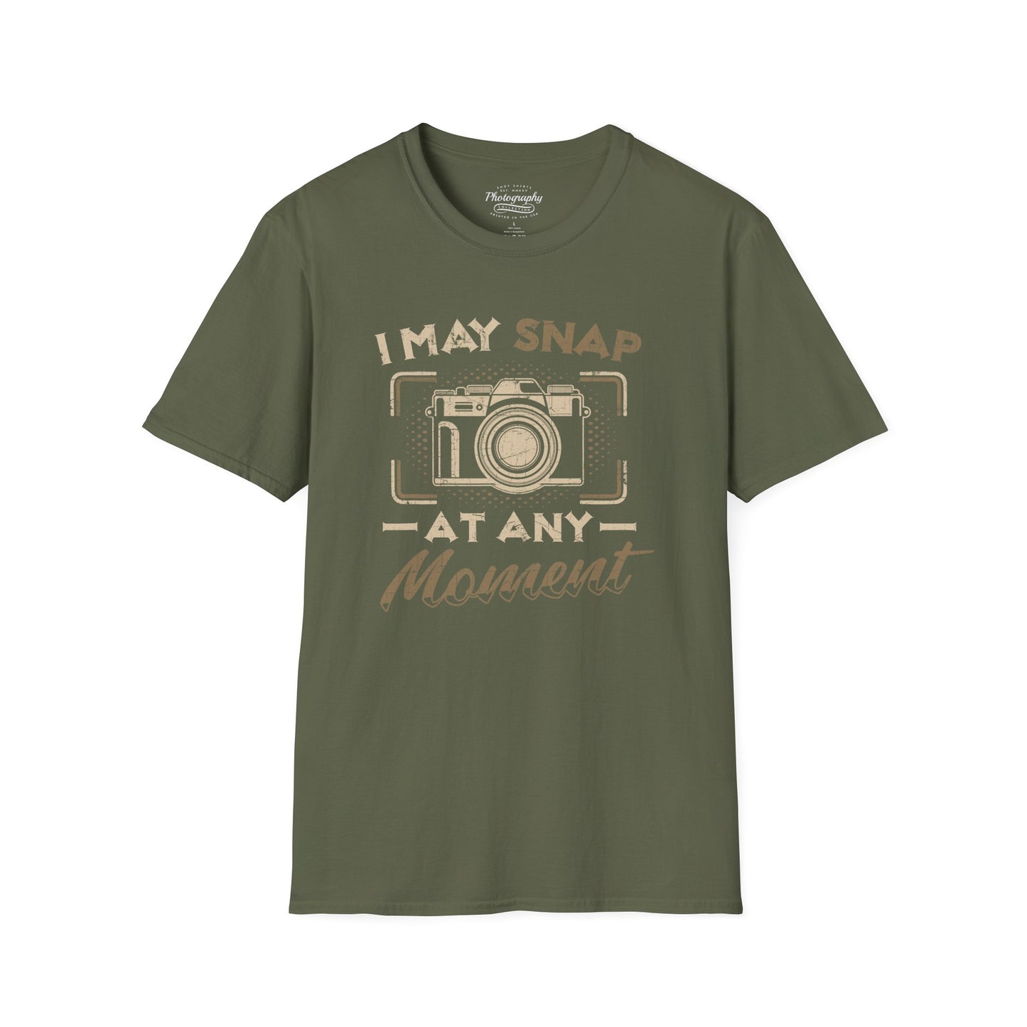 0095. I May Snap At Any Moment Photo Camera Unisex T-Shirt