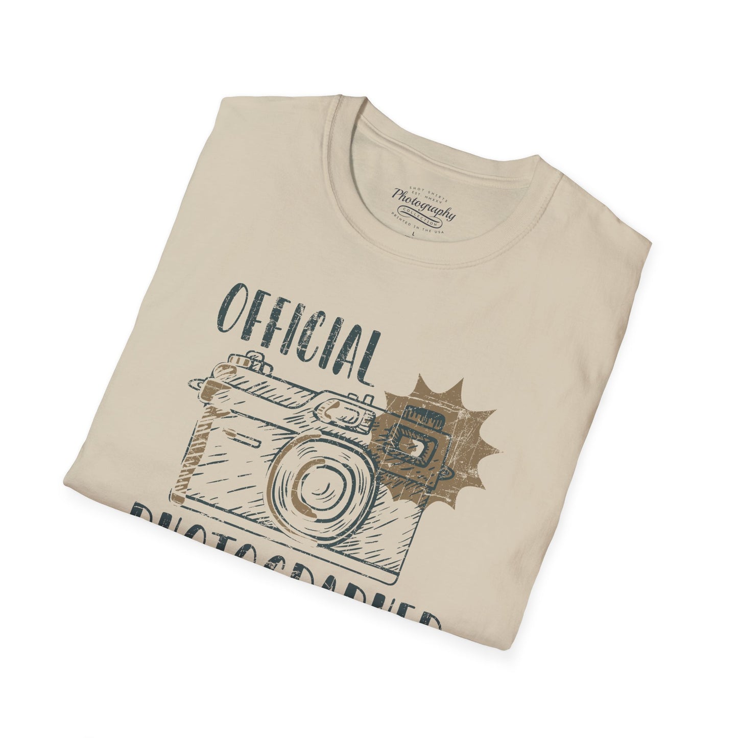 0090. Official Photographer May Snap At Any Time Photo Camera Unisex T-Shirt