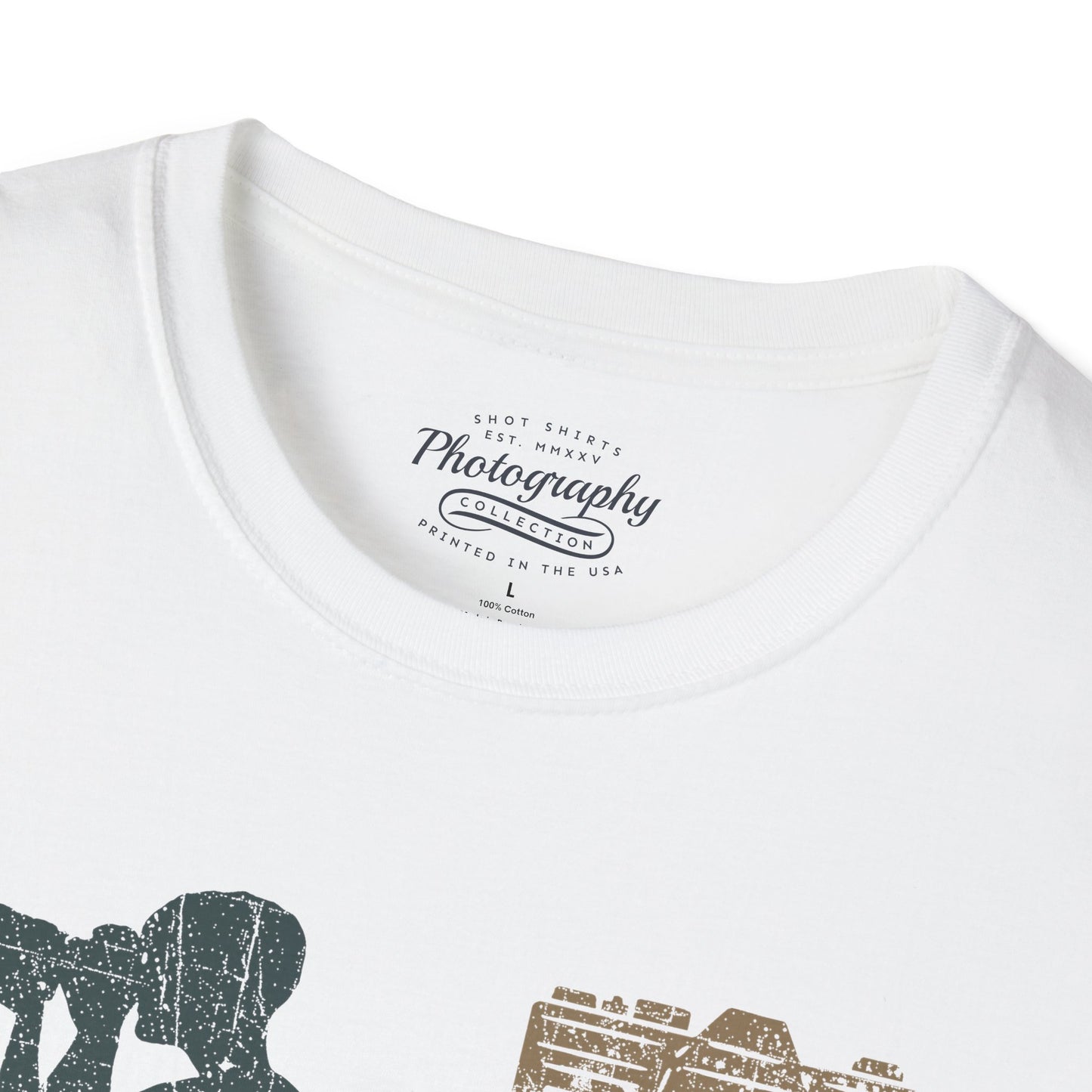 0087. I Shoot People And Sometimes Cut Off Their Heads Photo Camera Photographer Silhouette Unisex T-Shirt