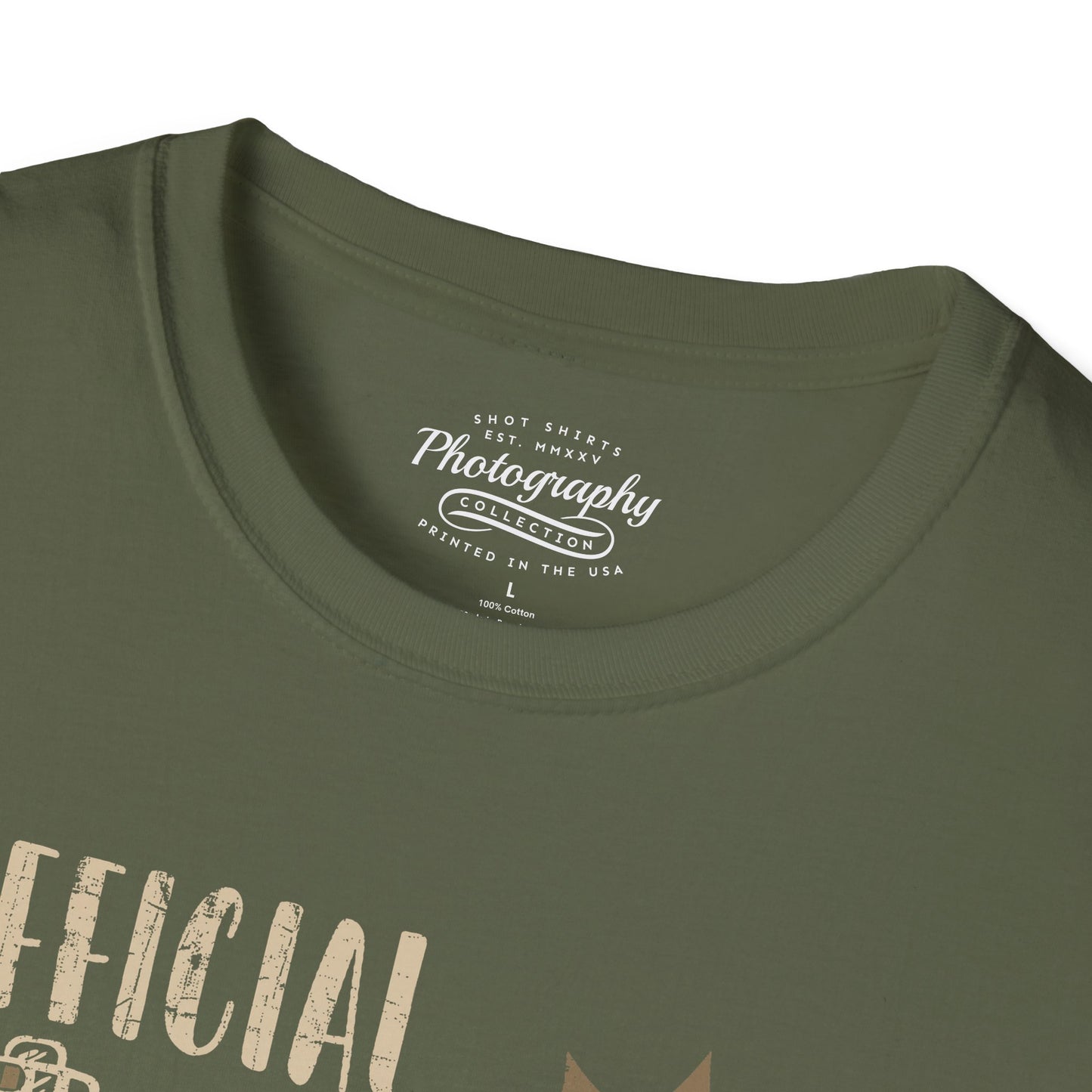 0090. Official Photographer May Snap At Any Time Photo Camera Unisex T-Shirt