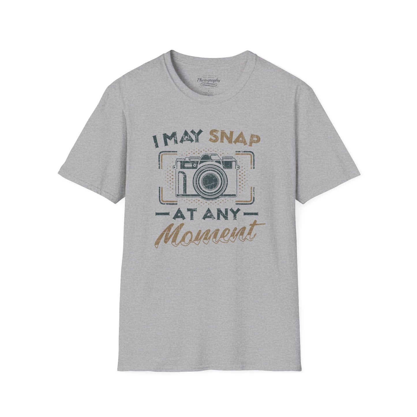 0095. I May Snap At Any Moment Photo Camera Unisex T-Shirt