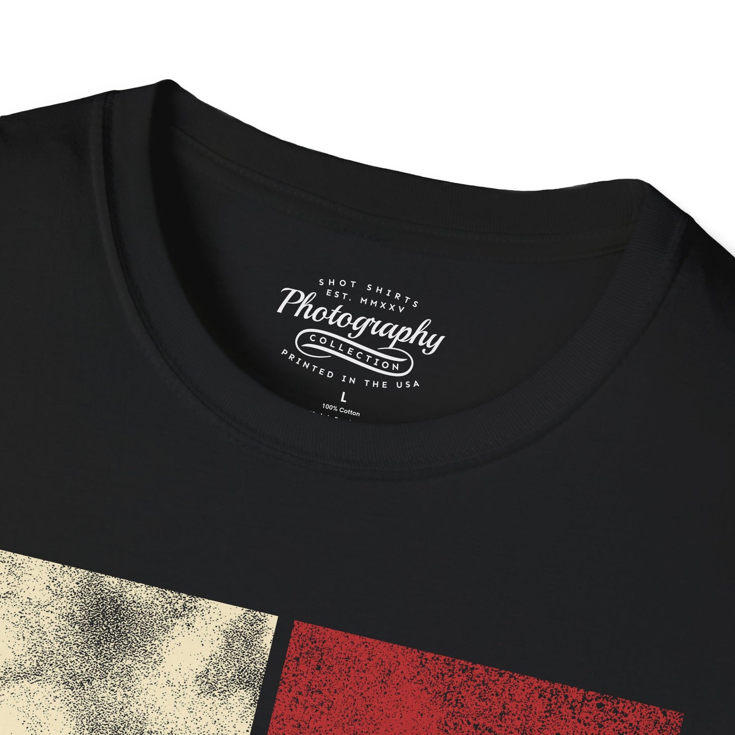 0025. Colored Silhouette Of A Photographer Unisex T-Shirt