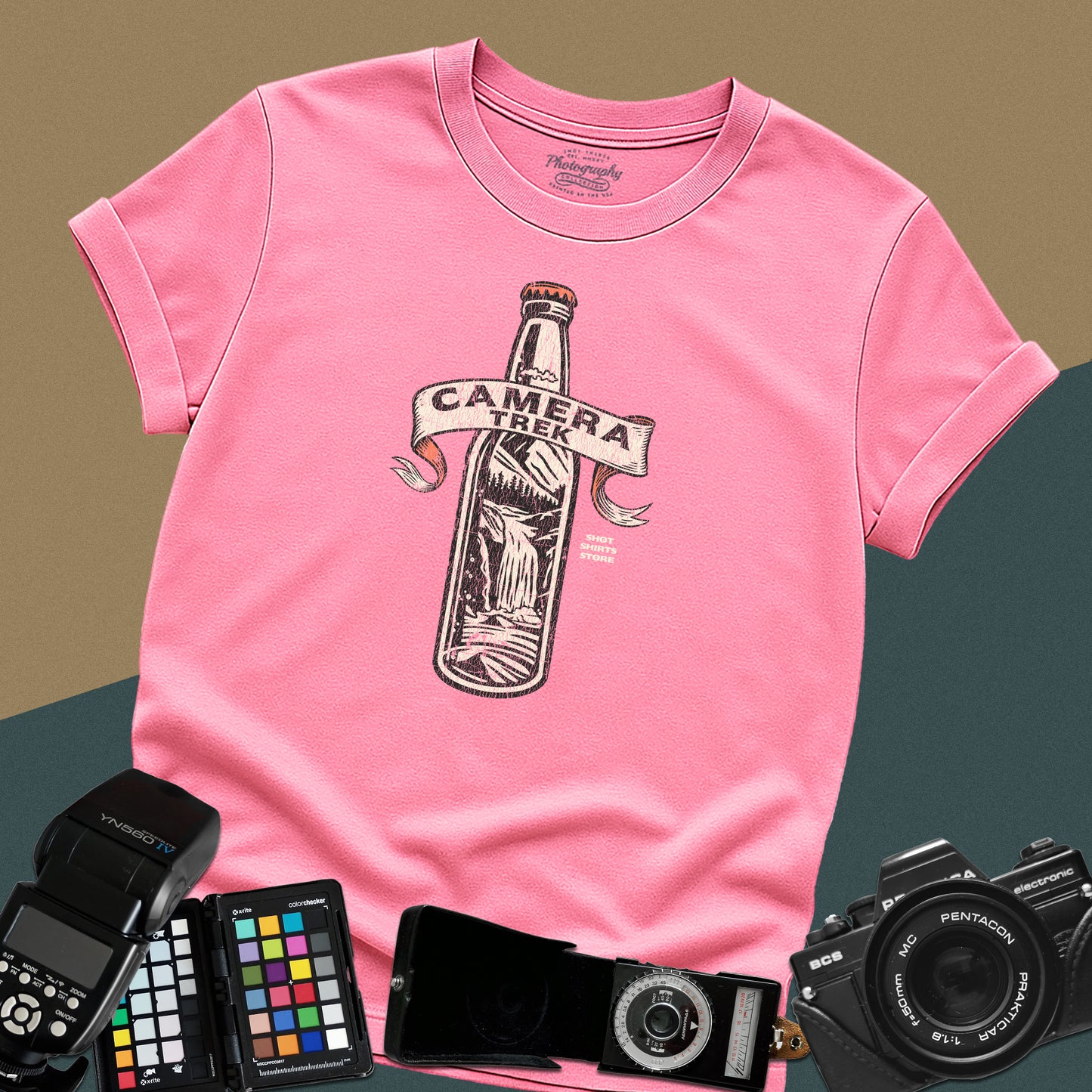 0128. Photo Trail · Landscape Photography T-Shirt