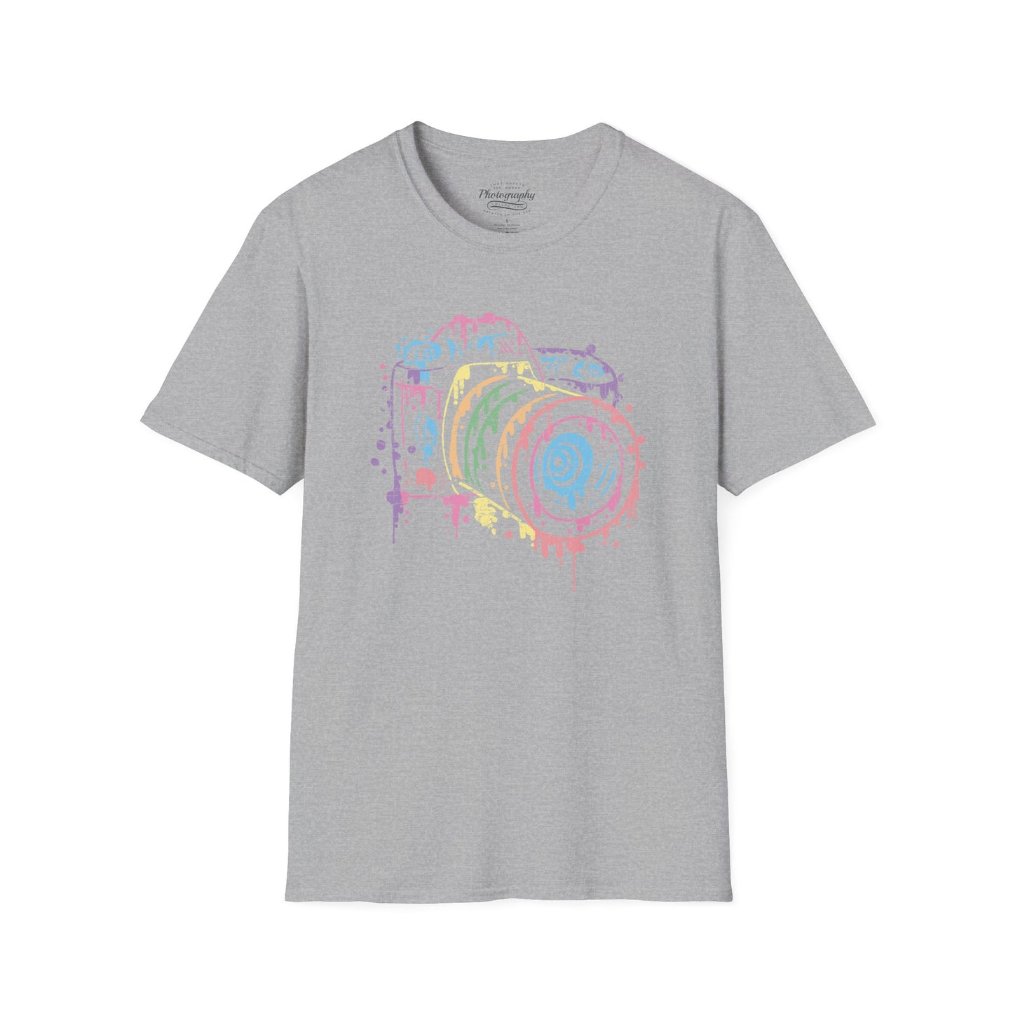 0096. Watercolor Painted Photo Camera Unisex T-Shirt