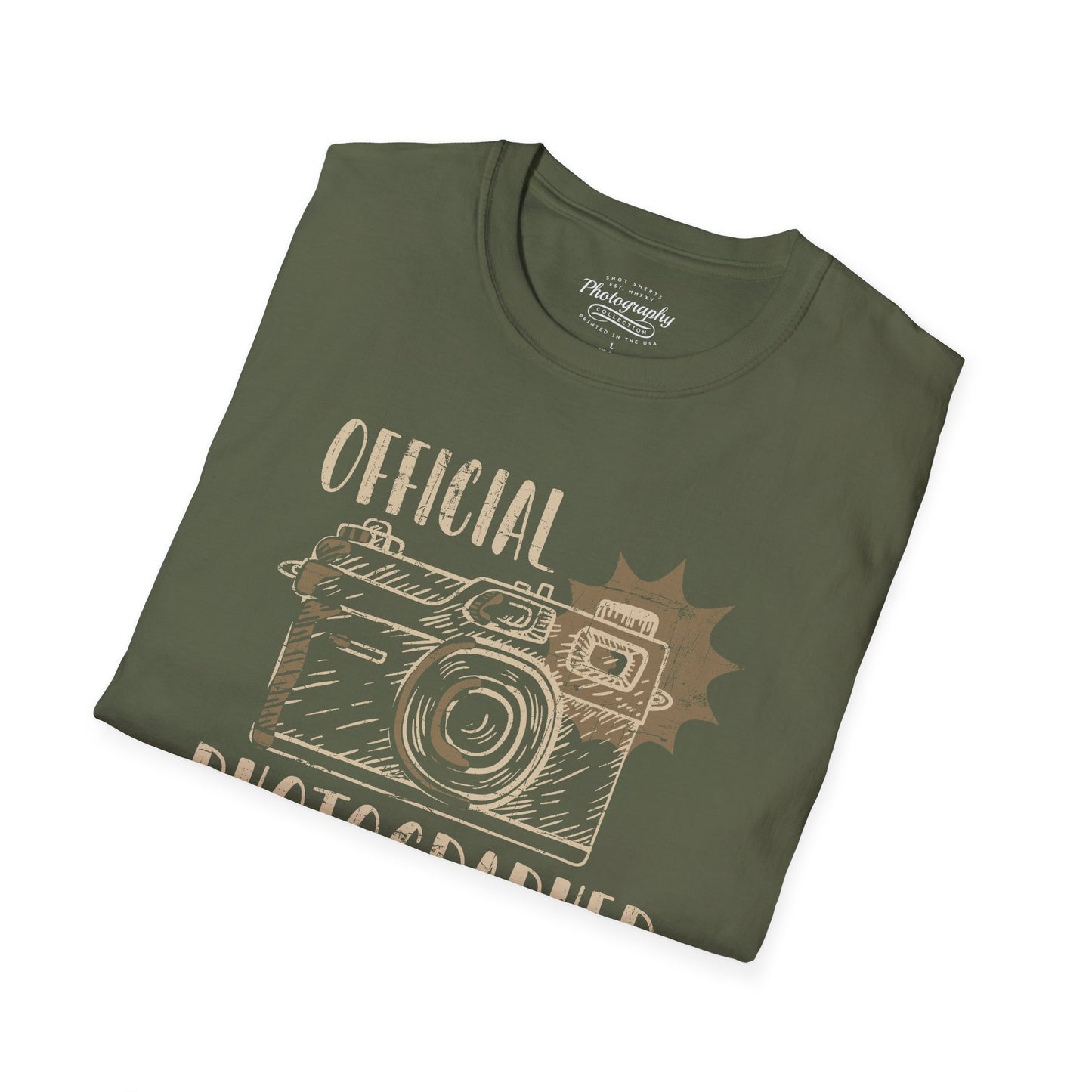 0090. Official Photographer May Snap At Any Time Photo Camera Unisex T-Shirt