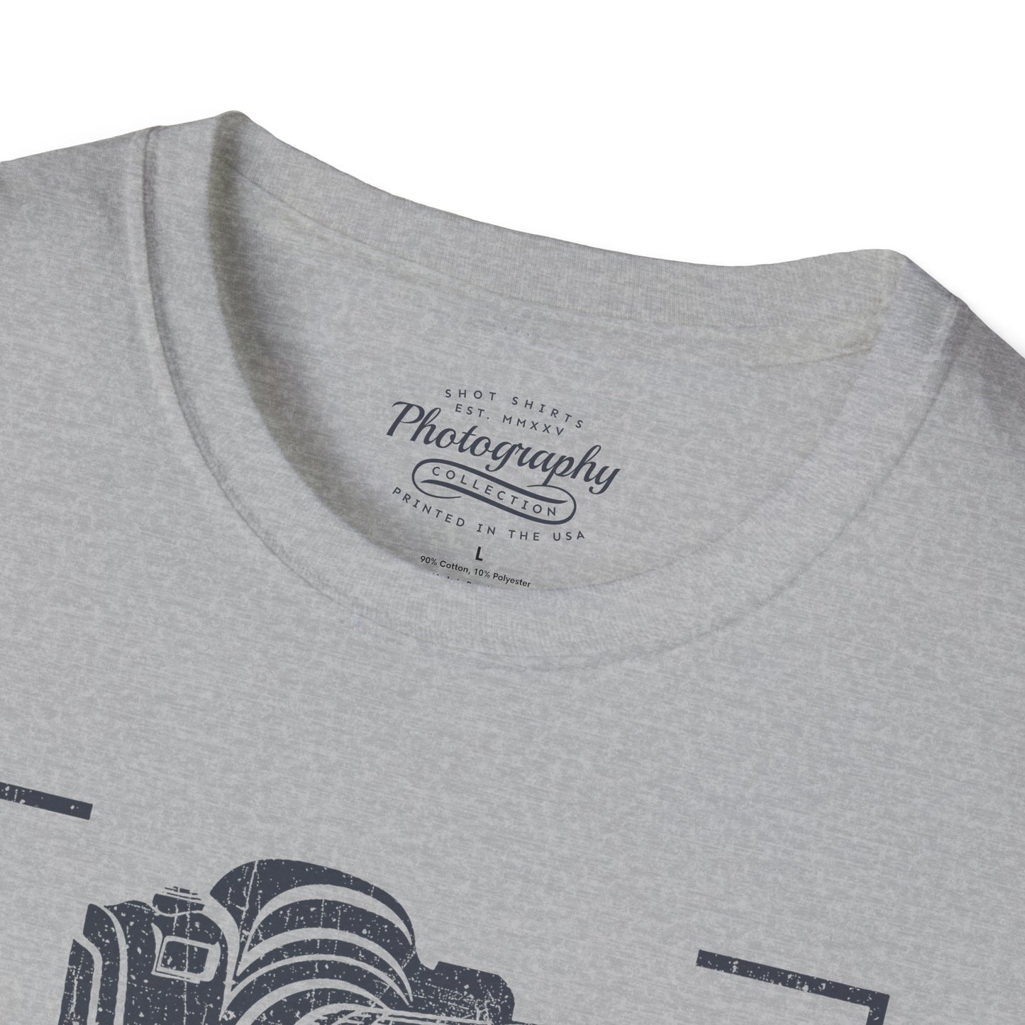 0083. Official Photographer Grunge Photo Camera Unisex T-Shirt