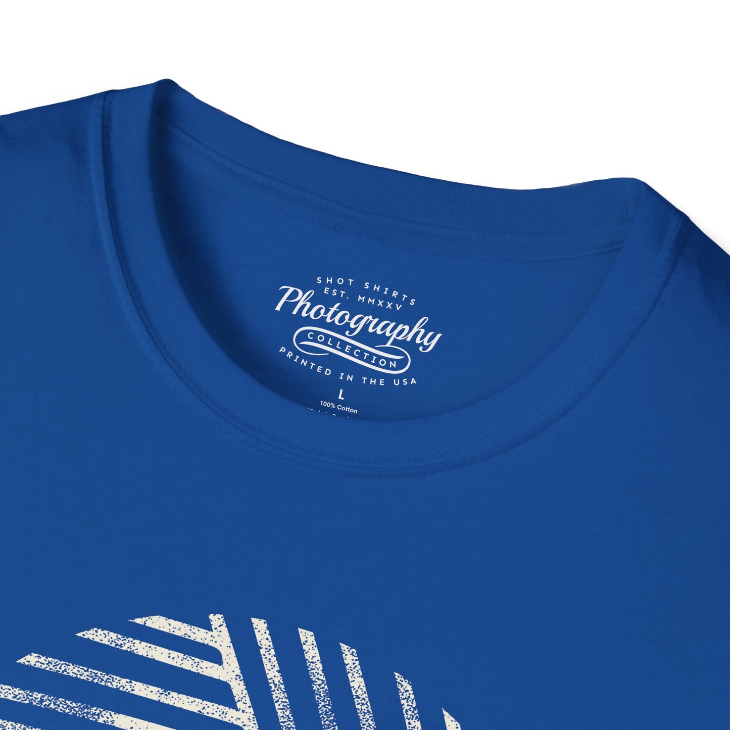 0023. Stylized Aperture Unisex T-Shirt
