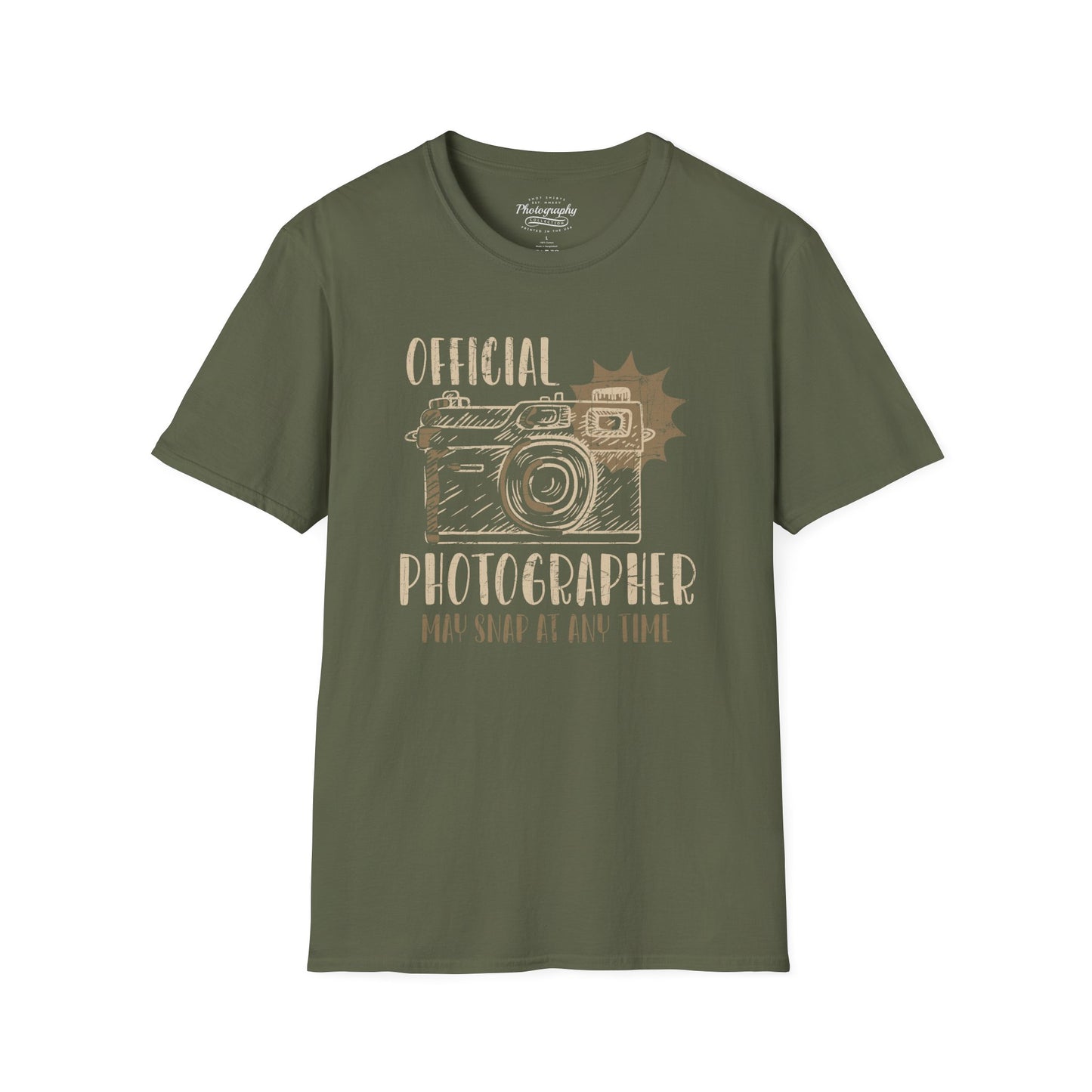 0090. Official Photographer May Snap At Any Time Photo Camera Unisex T-Shirt