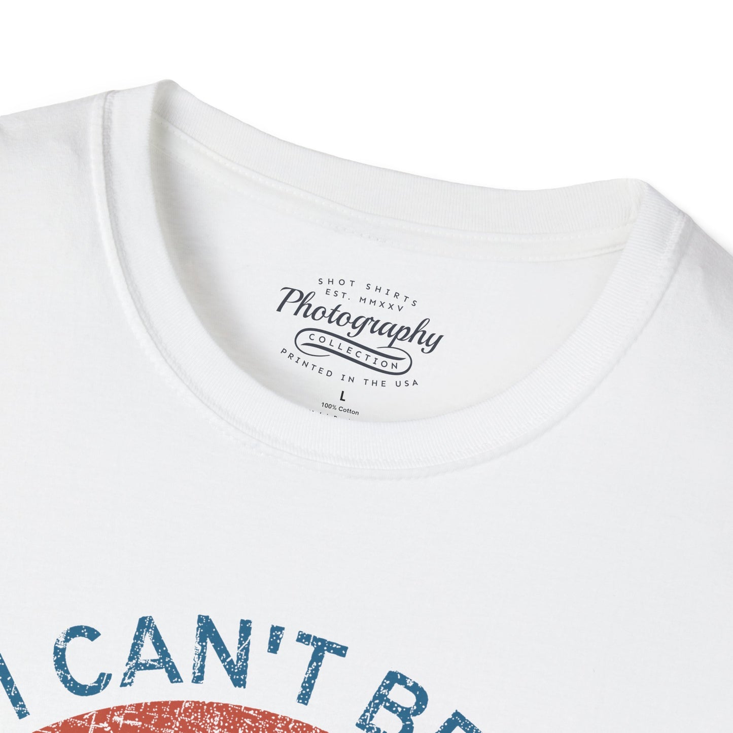 0099. If I Can't Bring My Camera I'm Not Going Retro Sunset Photo Camera Unisex T-Shirt