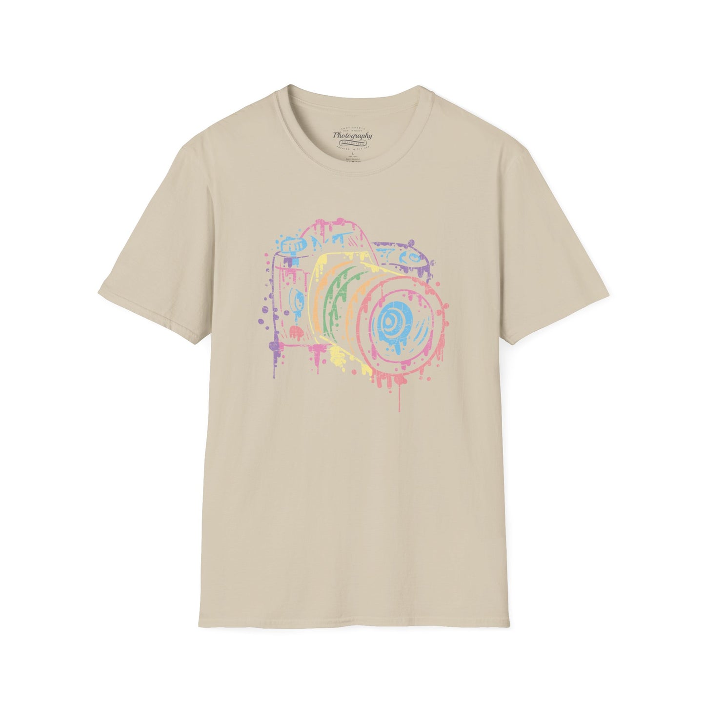 0096. Watercolor Painted Photo Camera Unisex T-Shirt