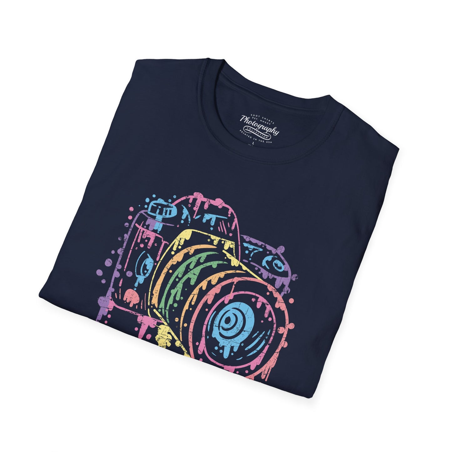 0096. Watercolor Painted Photo Camera Unisex T-Shirt