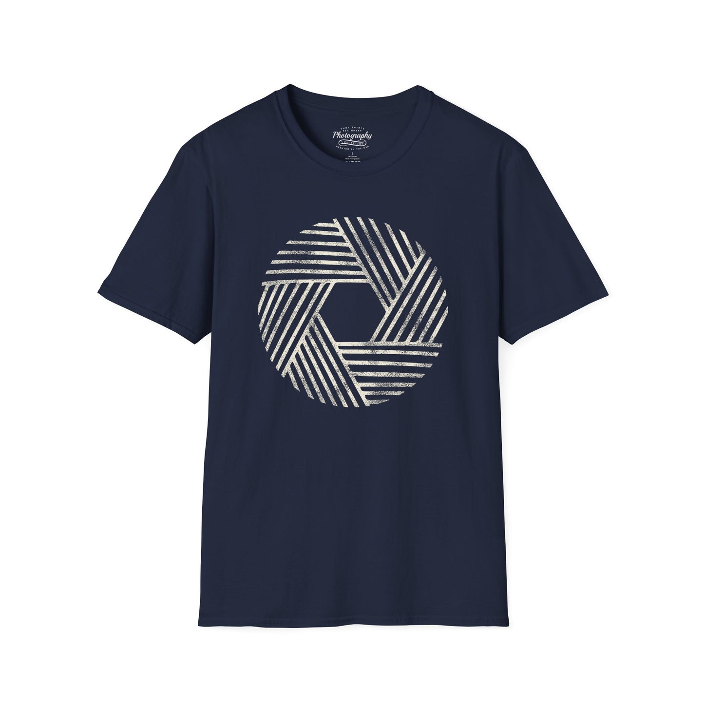0023. Stylized Aperture Unisex T-Shirt
