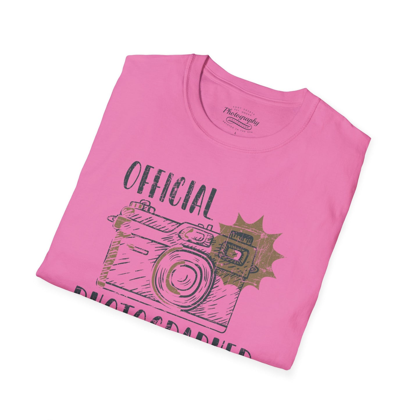 0090. Official Photographer May Snap At Any Time Photo Camera Unisex T-Shirt