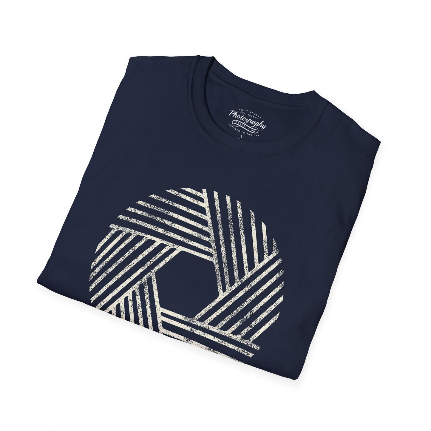 0023. Stylized Aperture Unisex T-Shirt