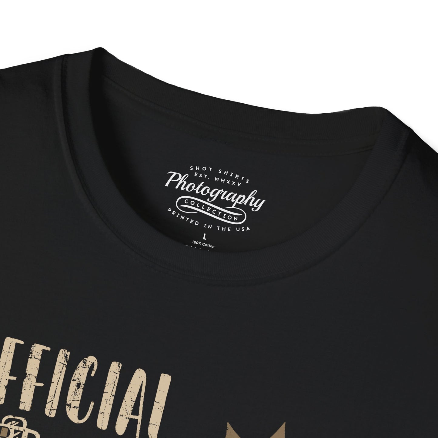 0090. Official Photographer May Snap At Any Time Photo Camera Unisex T-Shirt