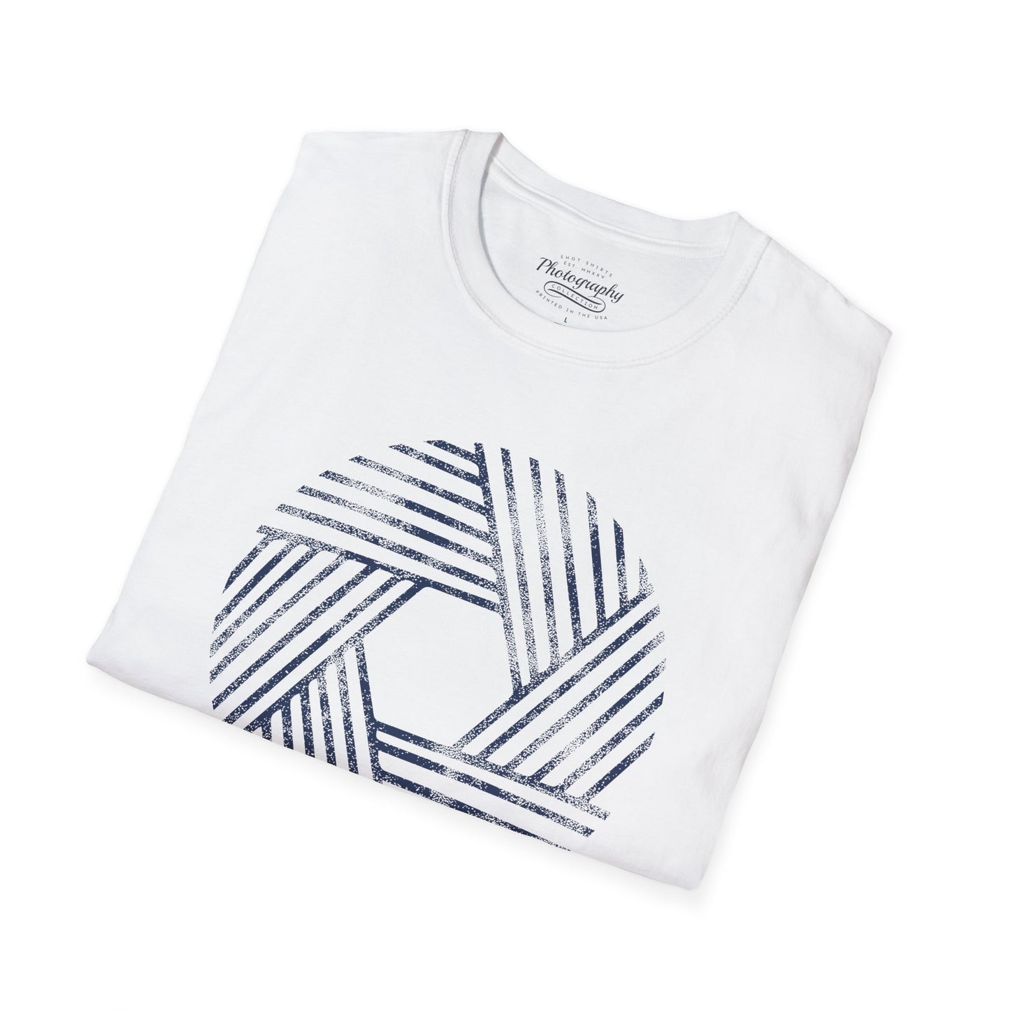 0023. Stylized Aperture Unisex T-Shirt