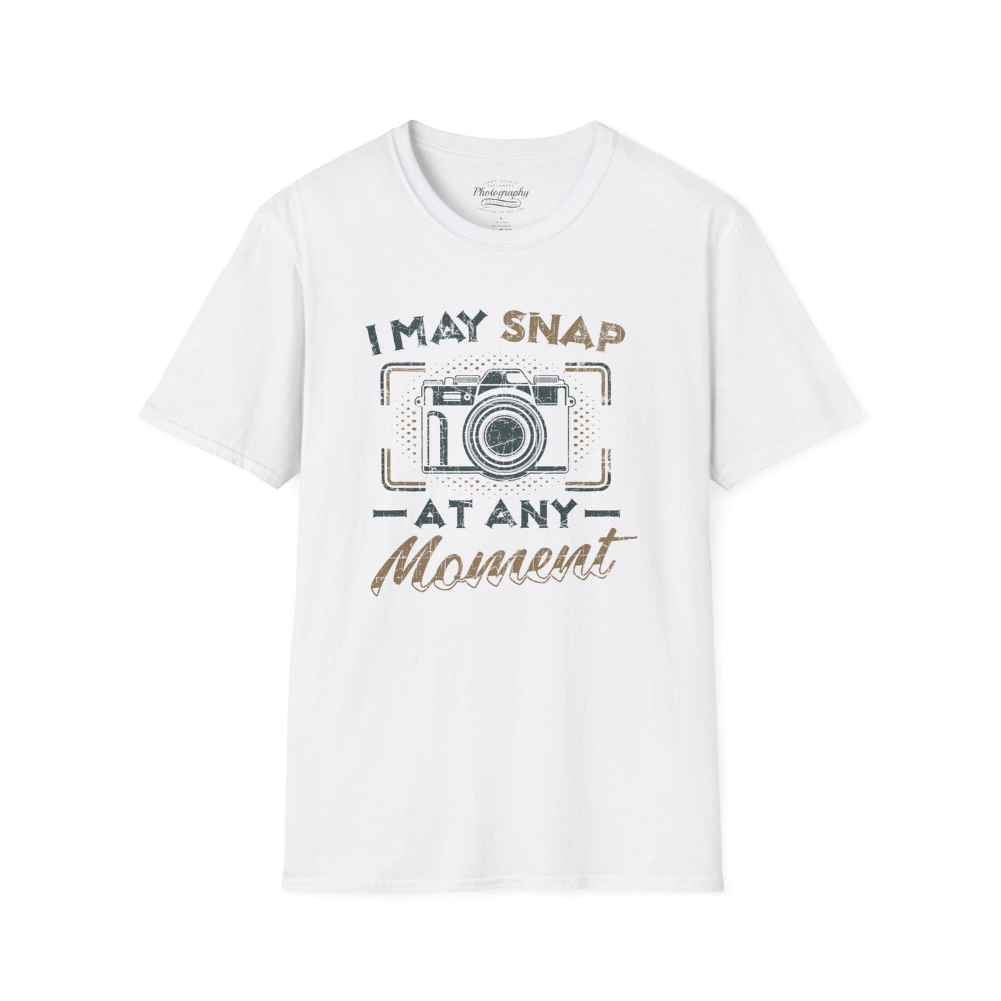 0095. I May Snap At Any Moment Photo Camera Unisex T-Shirt