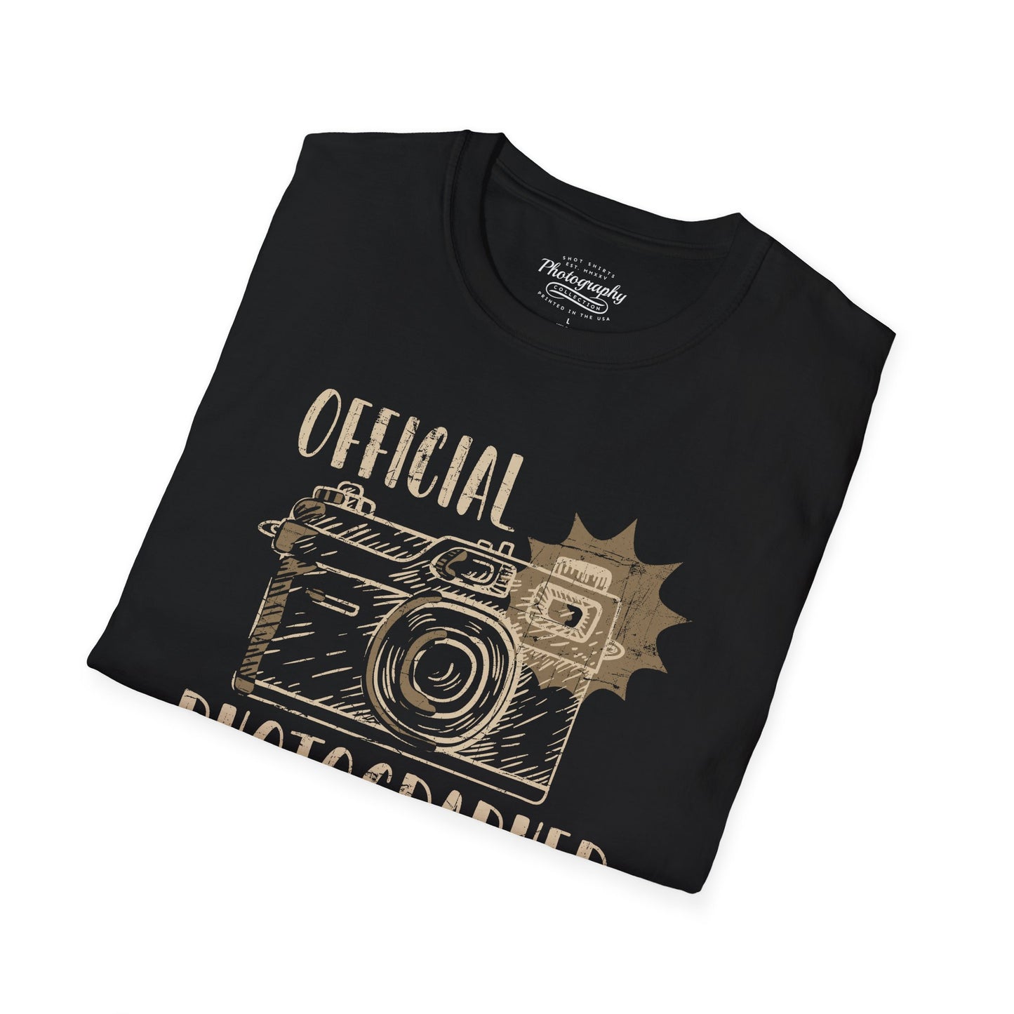 0090. Official Photographer May Snap At Any Time Photo Camera Unisex T-Shirt