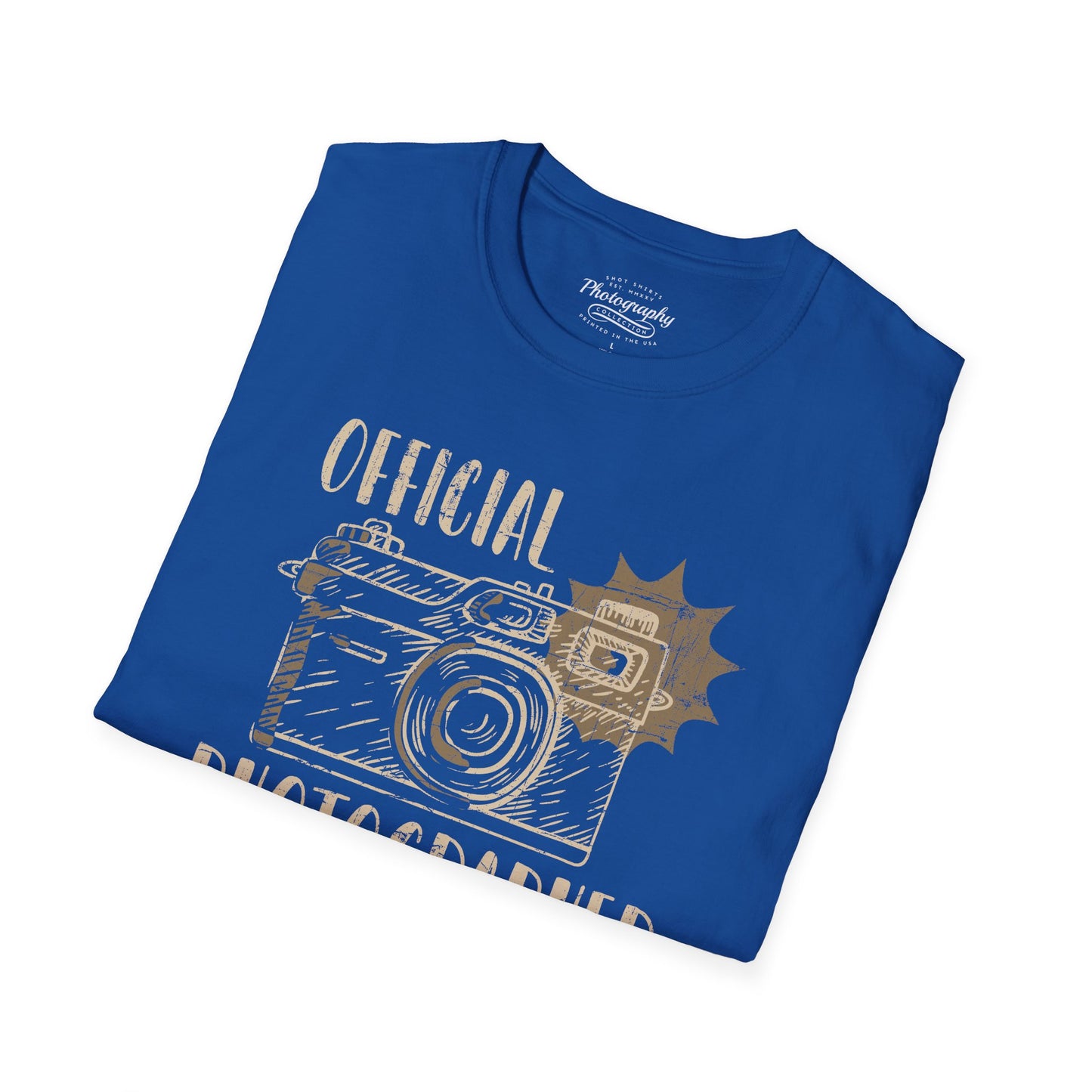 0090. Official Photographer May Snap At Any Time Photo Camera Unisex T-Shirt