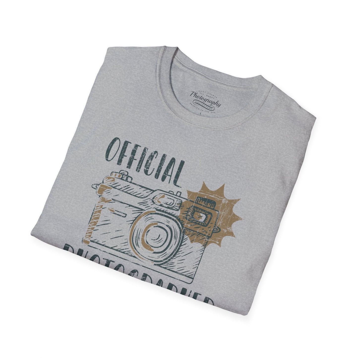 0090. Official Photographer May Snap At Any Time Photo Camera Unisex T-Shirt