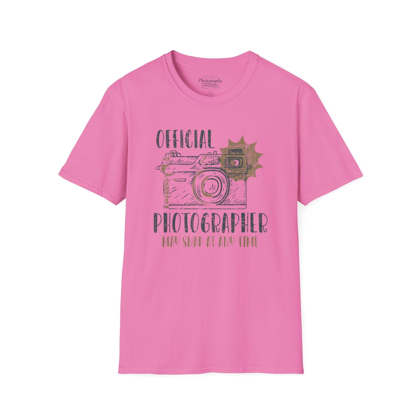 0090. Official Photographer May Snap At Any Time Photo Camera Unisex T-Shirt