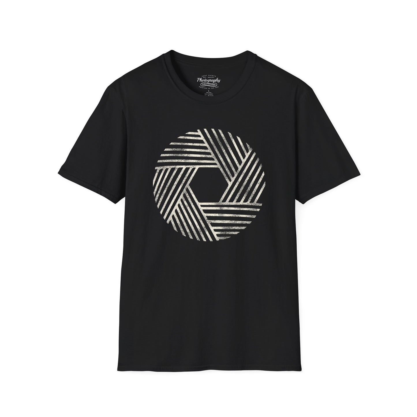 0023. Stylized Aperture Unisex T-Shirt