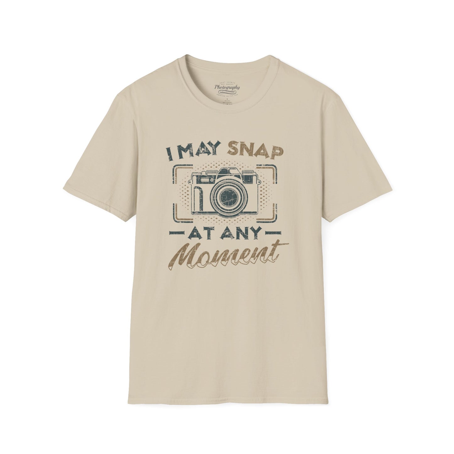 0095. I May Snap At Any Moment Photo Camera Unisex T-Shirt