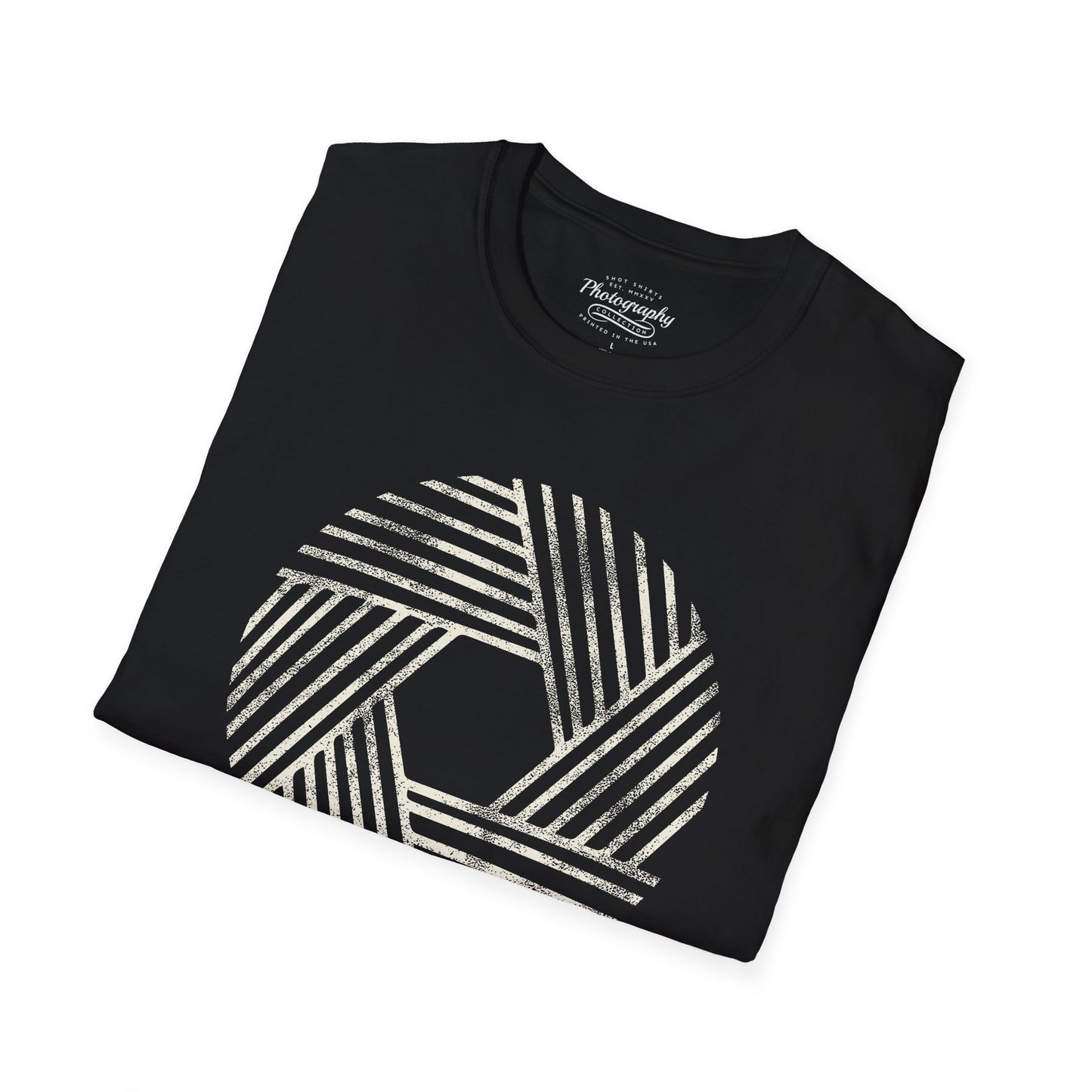 0023. Stylized Aperture Unisex T-Shirt