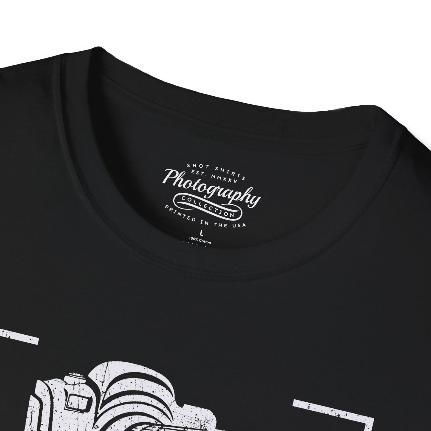 0083. Official Photographer Grunge Photo Camera Unisex T-Shirt