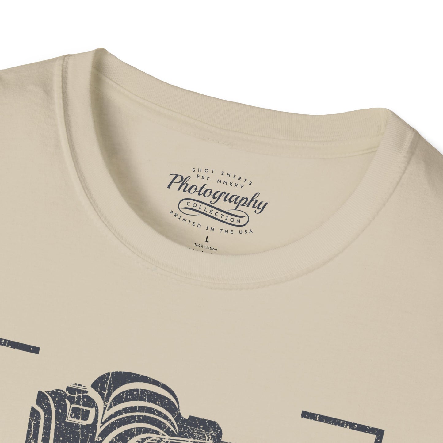 0083. Official Photographer Grunge Photo Camera Unisex T-Shirt