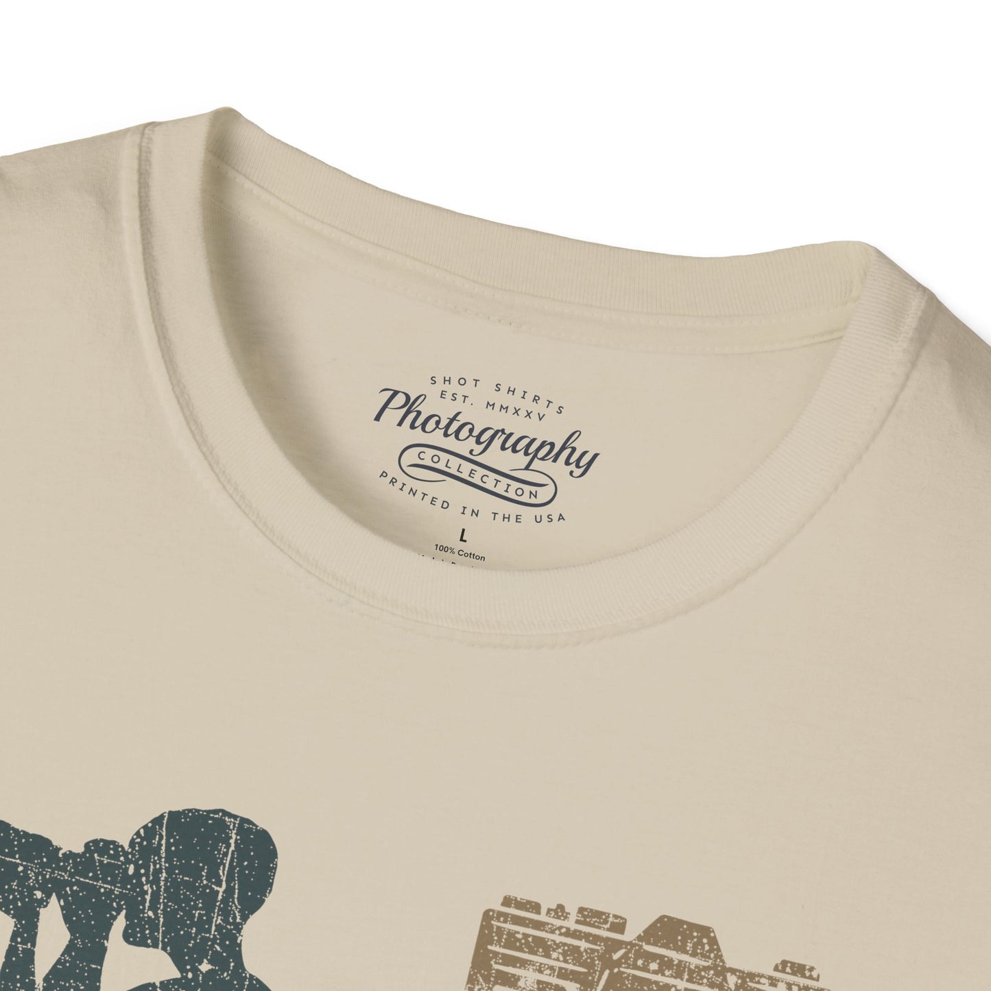 0087. I Shoot People And Sometimes Cut Off Their Heads Photo Camera Photographer Silhouette Unisex T-Shirt