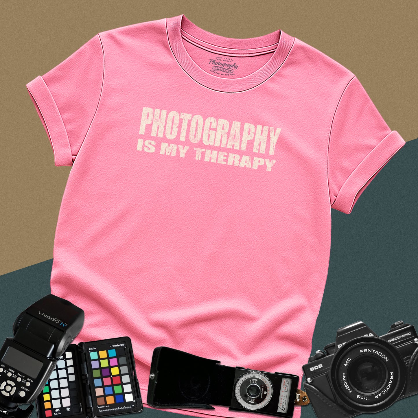 0059. Photography Is My Therapy Unisex T-Shirt