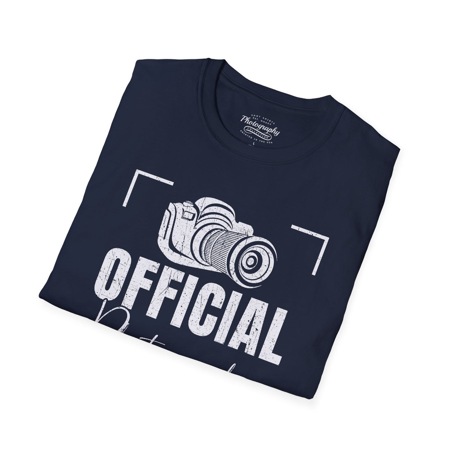 0083. Official Photographer Grunge Photo Camera Unisex T-Shirt