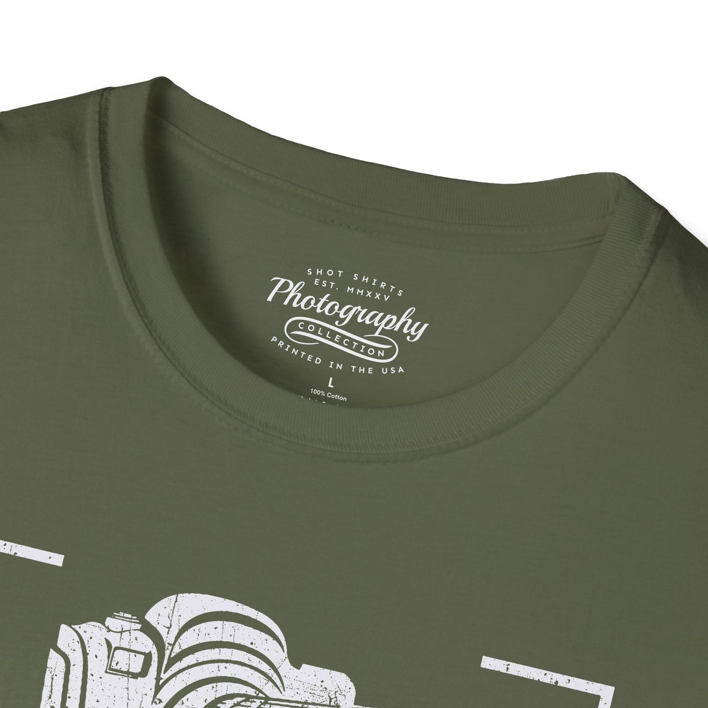 0083. Official Photographer Grunge Photo Camera Unisex T-Shirt