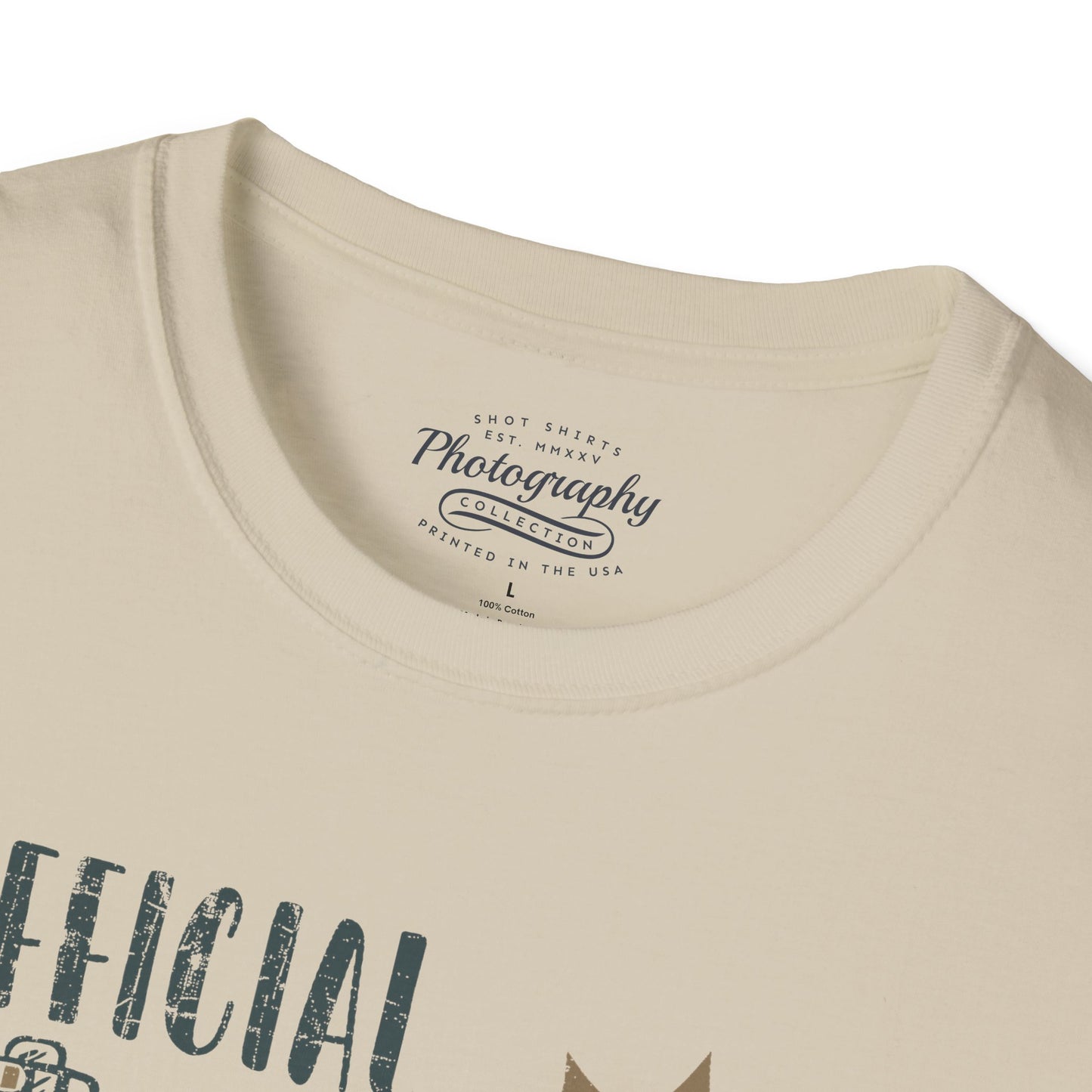 0090. Official Photographer May Snap At Any Time Photo Camera Unisex T-Shirt