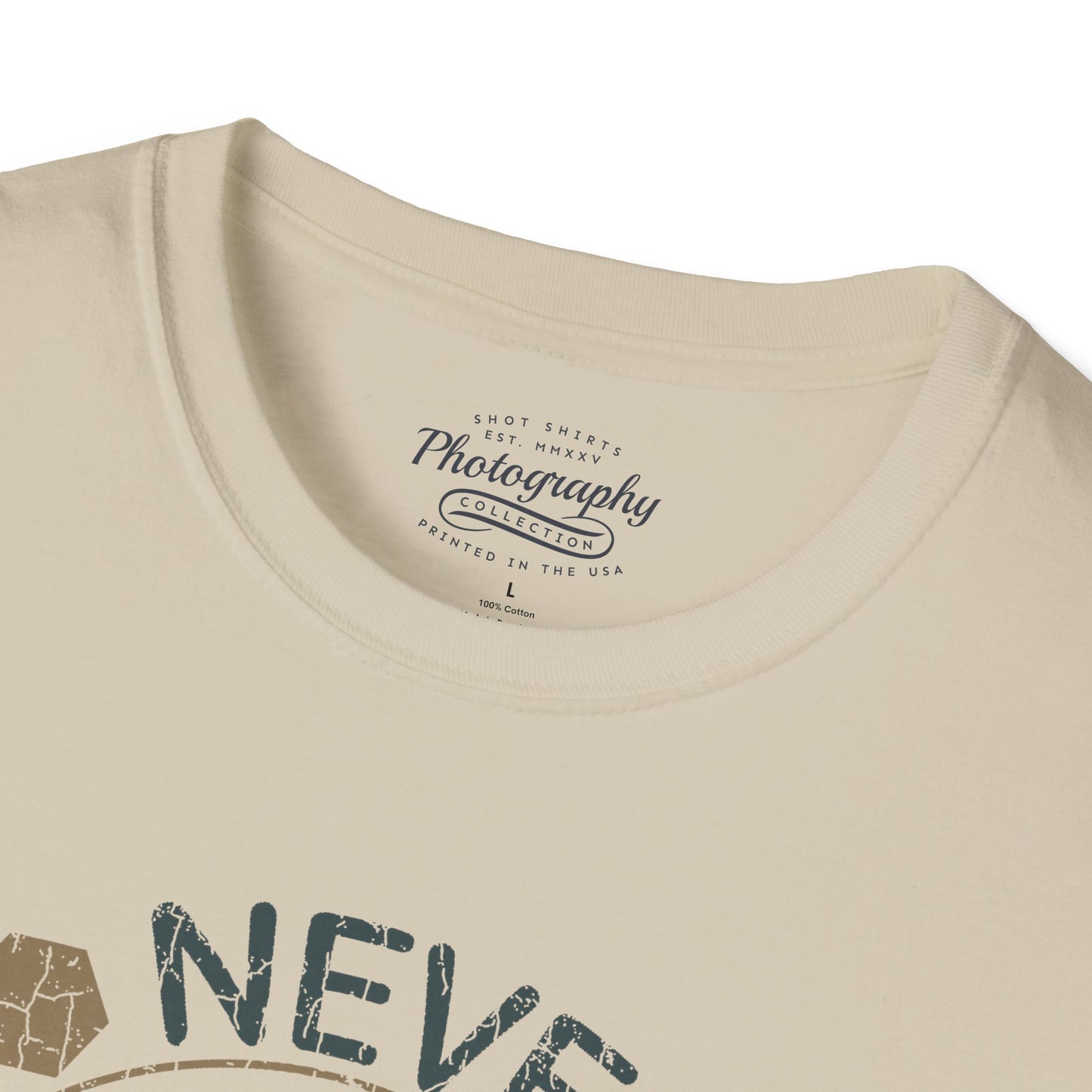 0094. Never Lose Focus Photo Camera Unisex T-Shirt
