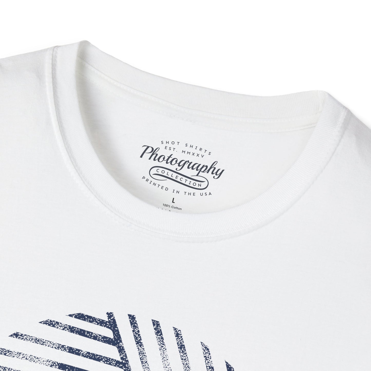 0023. Stylized Aperture Unisex T-Shirt