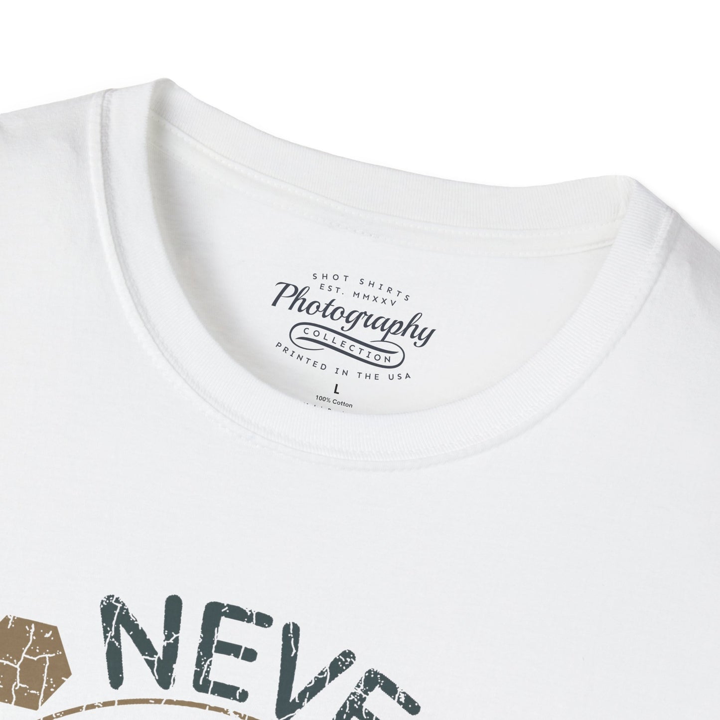 0094. Never Lose Focus Photo Camera Unisex T-Shirt