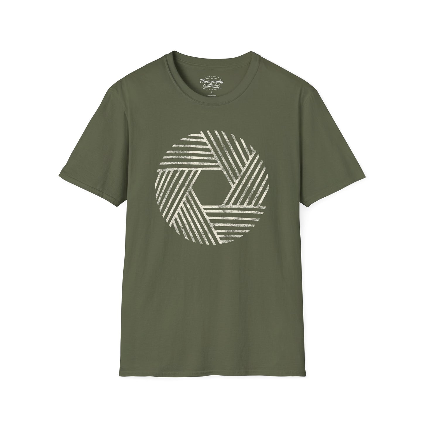 0023. Stylized Aperture Unisex T-Shirt