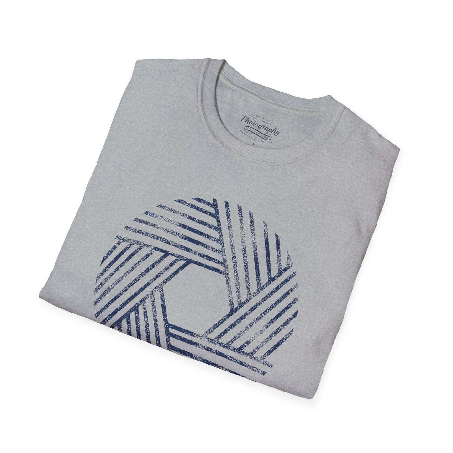 0023. Stylized Aperture Unisex T-Shirt