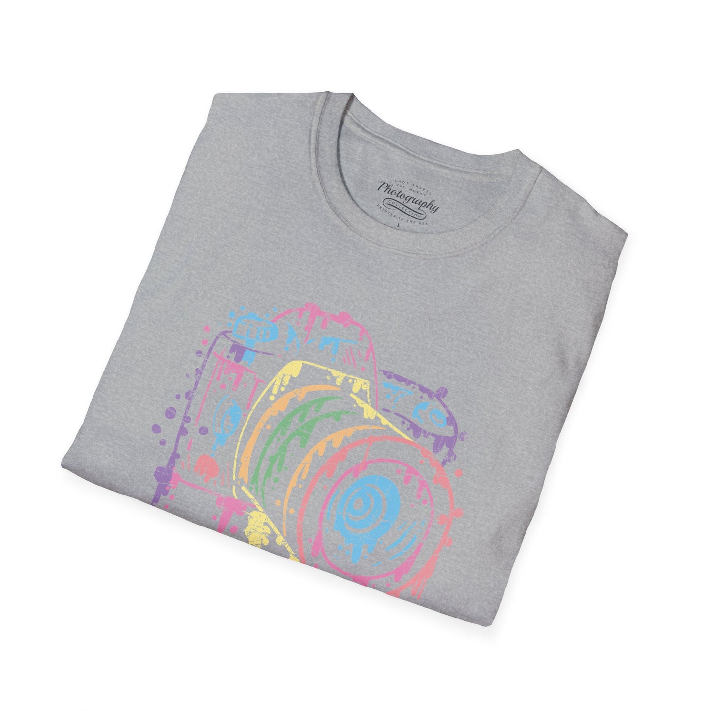 0096. Watercolor Painted Photo Camera Unisex T-Shirt