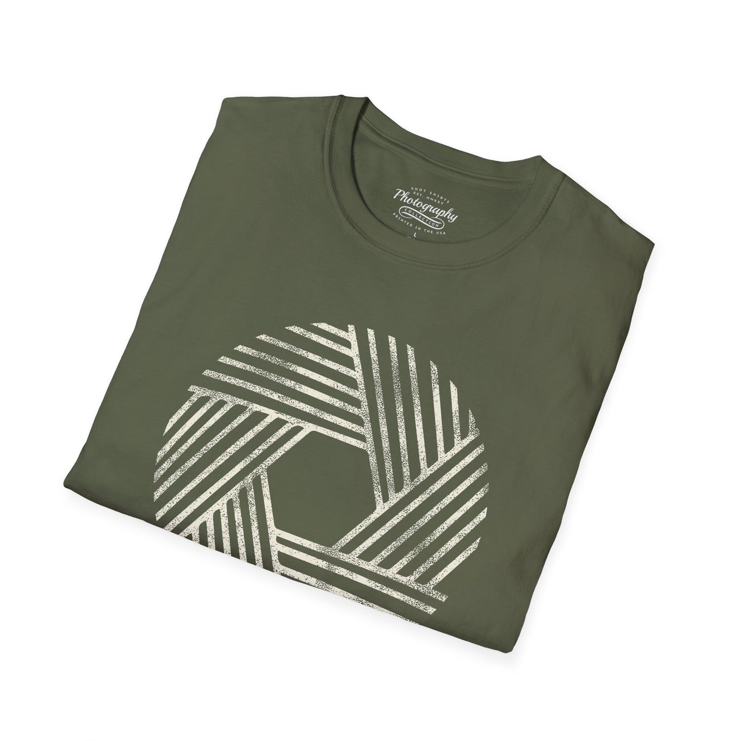 0023. Stylized Aperture Unisex T-Shirt