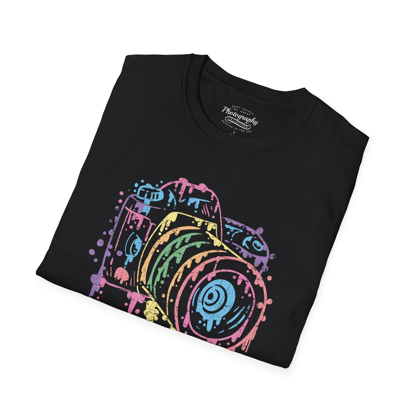 0096. Watercolor Painted Photo Camera Unisex T-Shirt