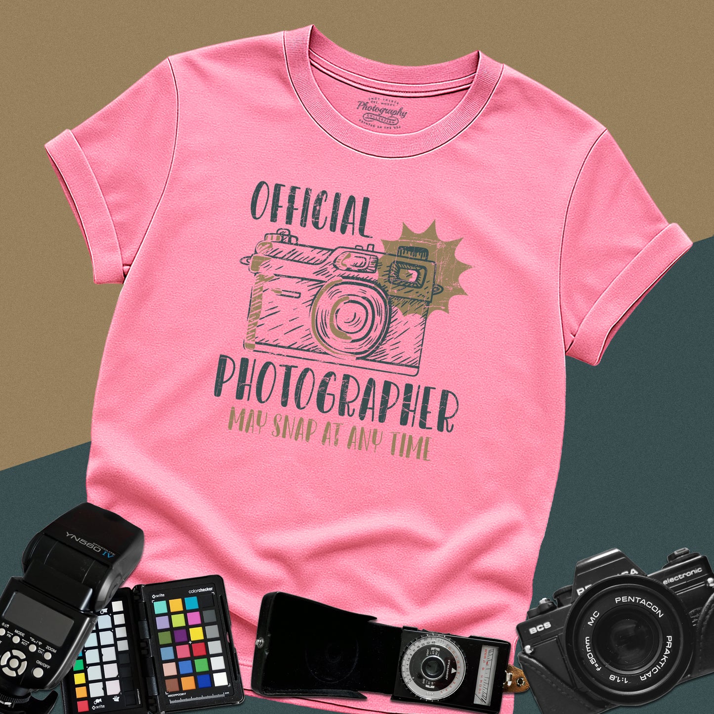 0090. Official Photographer May Snap At Any Time Photo Camera Unisex T-Shirt