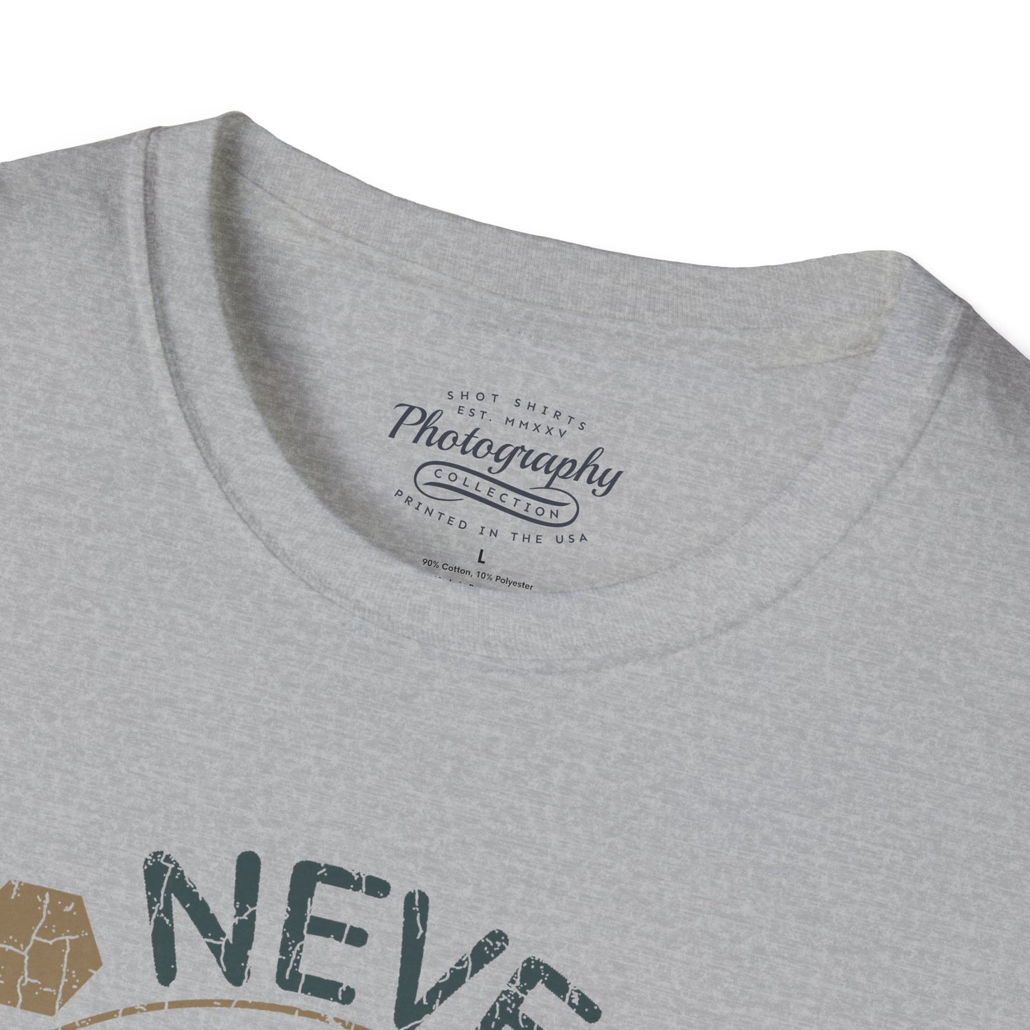 0094. Never Lose Focus Photo Camera Unisex T-Shirt