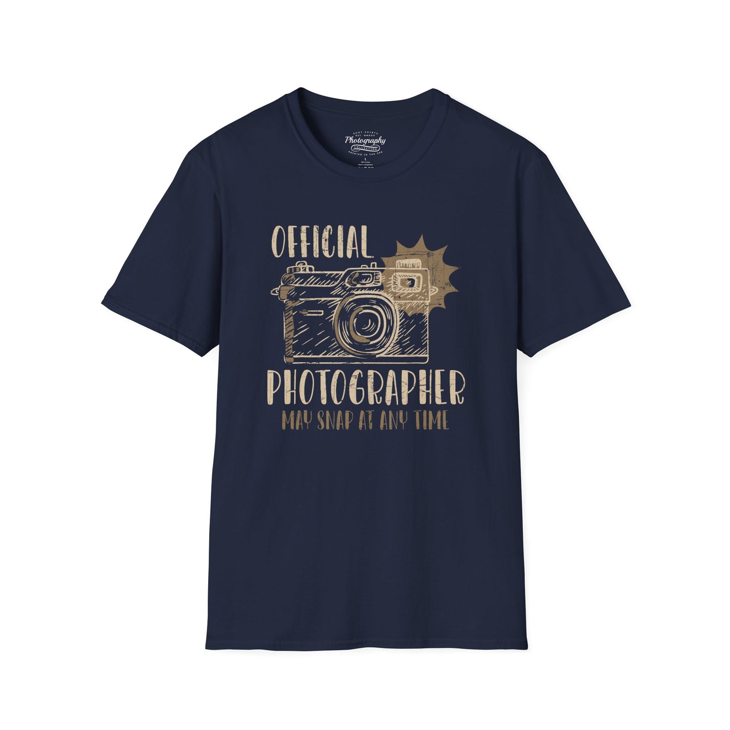 0090. Official Photographer May Snap At Any Time Photo Camera Unisex T-Shirt